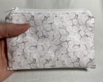 White Pills zipper pouch, pharmacist card wallet, pharmacy tech gift, pharmaceutical coin purse, meds bag, coin pouch, coin wallet