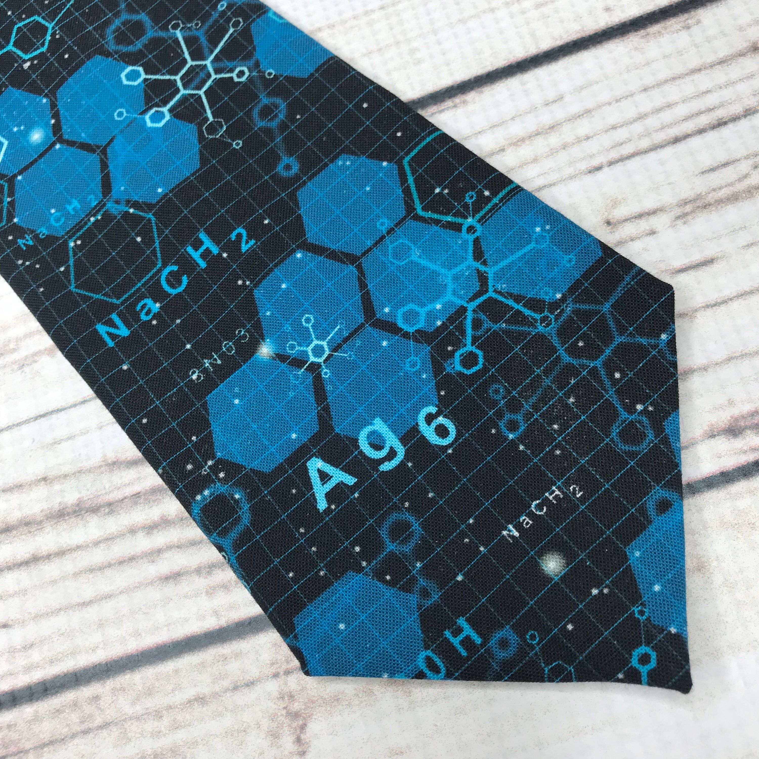 Chemistry tie Science tie molecule tie Nerd tie Scientist Etsy