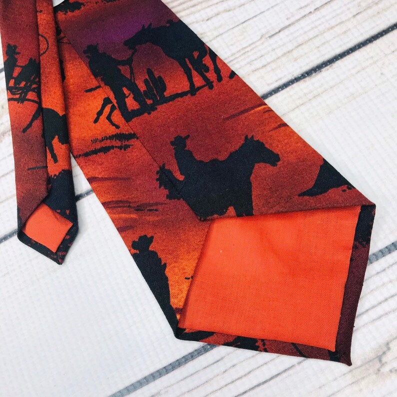 Cowboy tie Rodeo tie cowboy christmas cowboy up mens tie Etsy