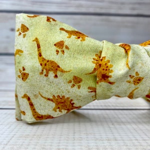 Dinosaur bowtie, Paleontology bowtie, ADULT bowtie, paleontologist, prehistoric bowtie image 4