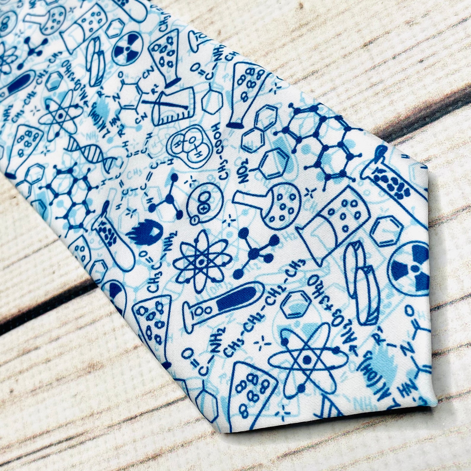 Chemistry Tie Science Necktie Laboratory Necktie Physics - Etsy Australia