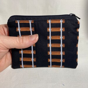 Monedero con cremallera para tren, tarjetero con motivos de vías de tren, monedero para maquinista de tren, monedero, monedero