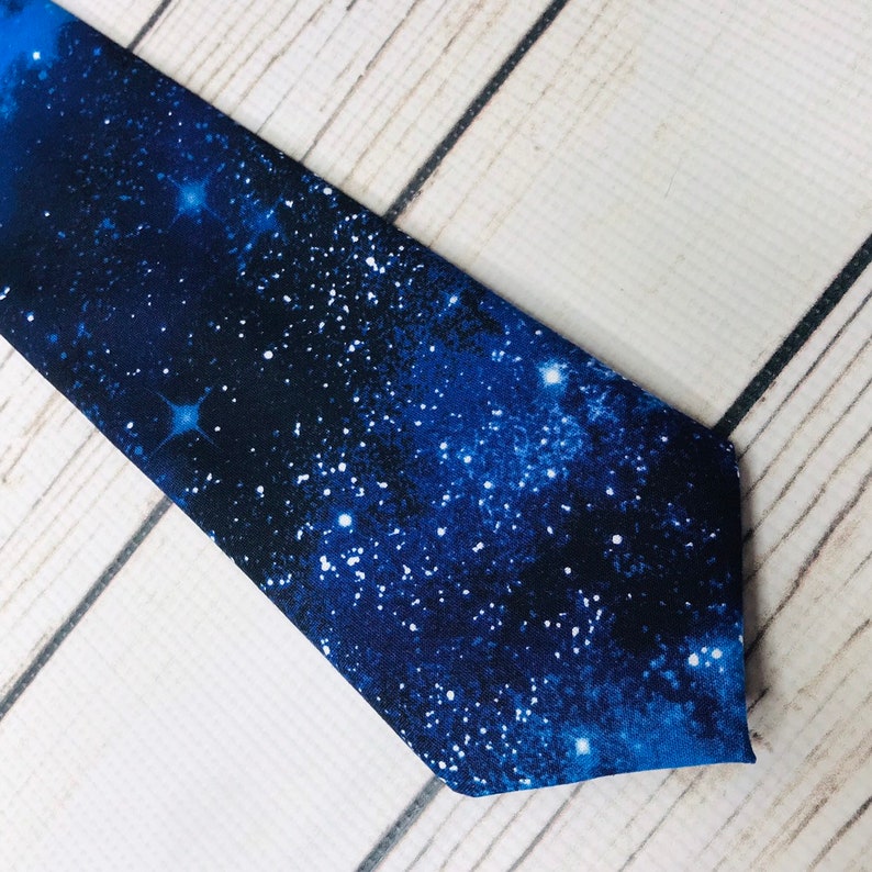 galaxy tie, space tie, necktie, the Milky way, astronomy tie, astronaut tie, universe tie, stars tie, deep space image 2