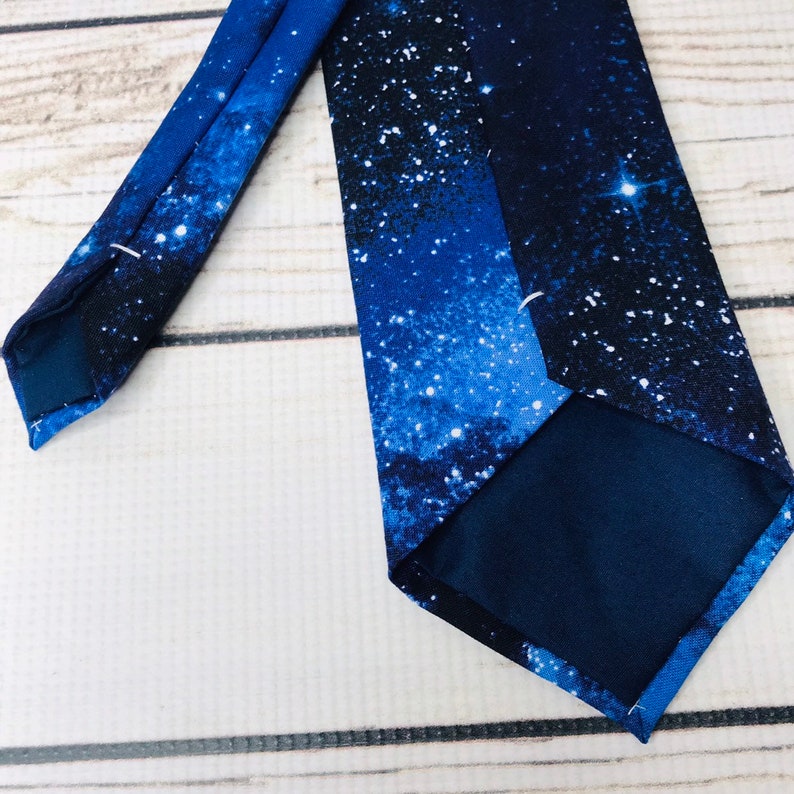 galaxy tie, space tie, necktie, the Milky way, astronomy tie, astronaut tie, universe tie, stars tie, deep space image 5