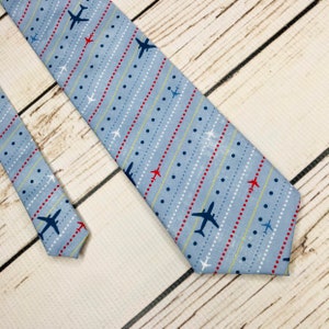 Airplane tie, air plane tie, pilot tie, air plane necktie, pilot gift, aircraft tie, plane tie