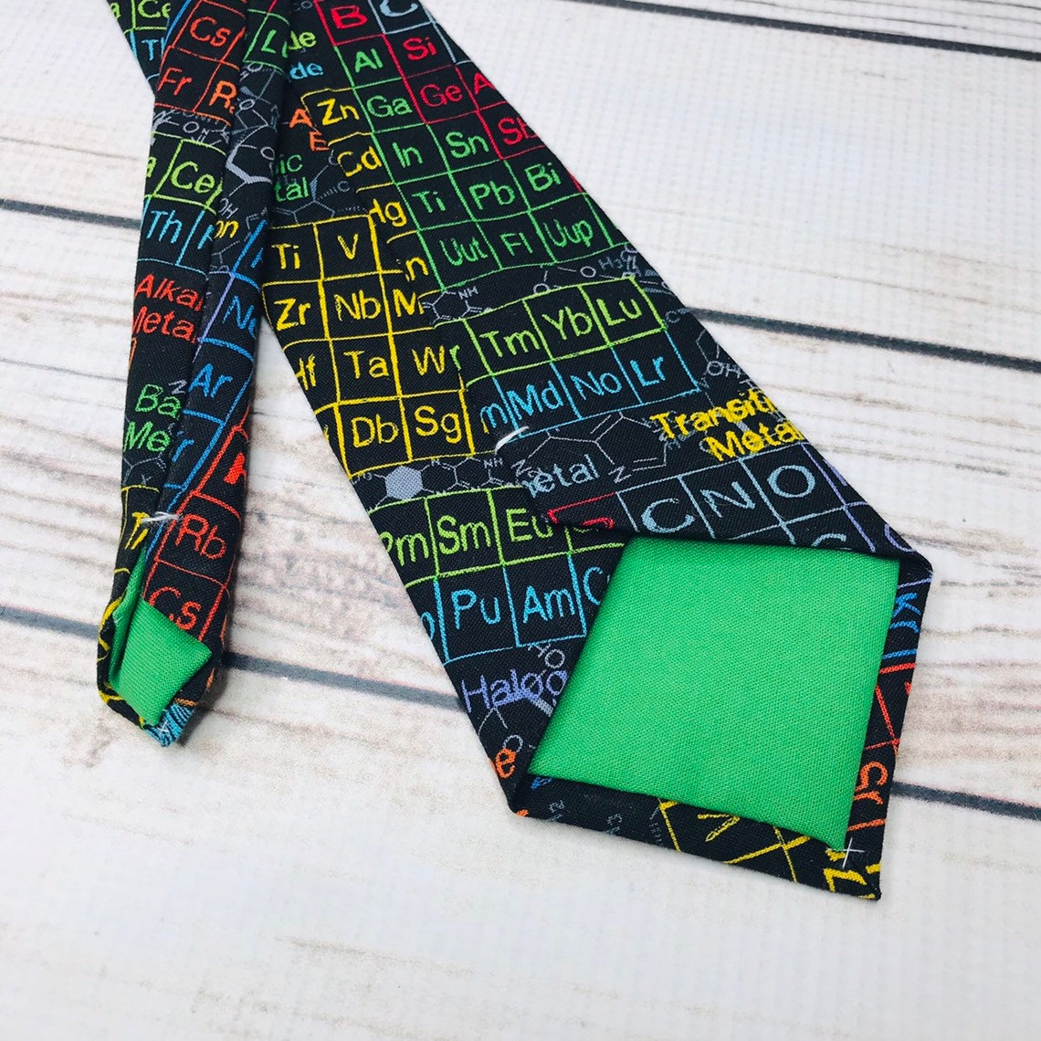 Periodic Table of Elements Tie Science Tie Elemental - Etsy Australia