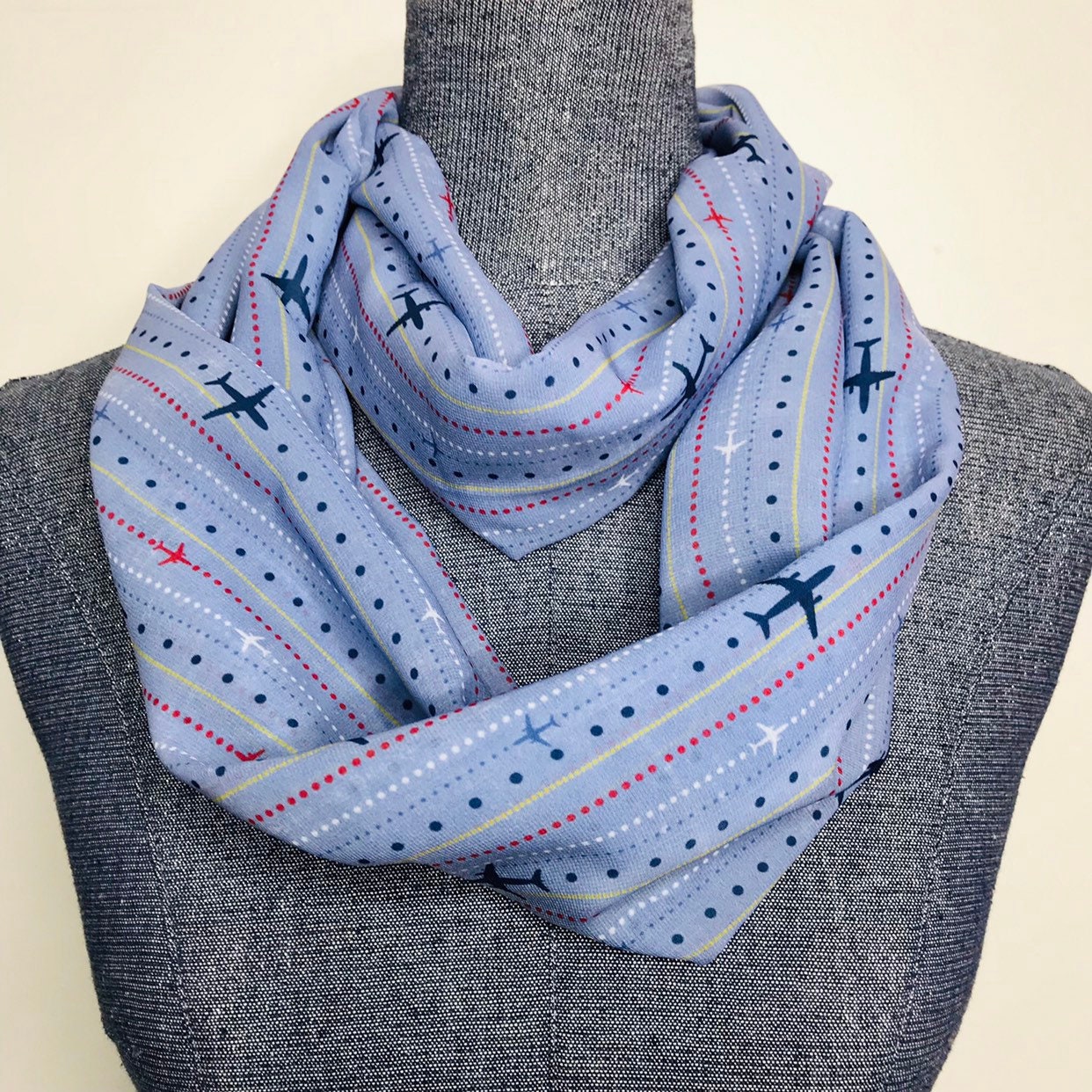 airplane scarf pattern