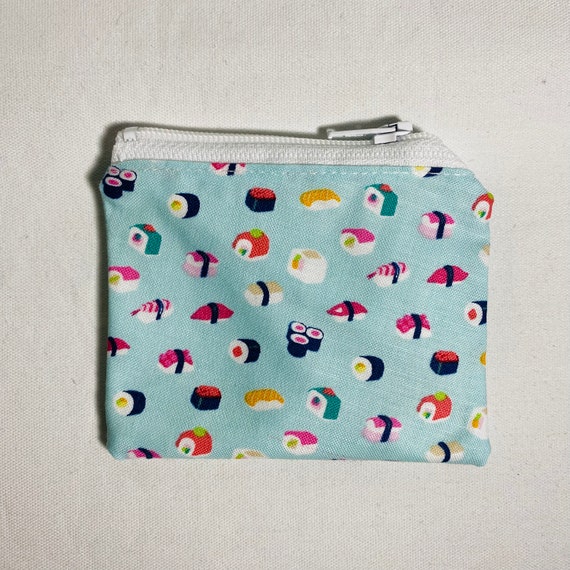 Sushi Purse, Sushi Lover Gift, Foodie Gift, Sushi Coin Purse