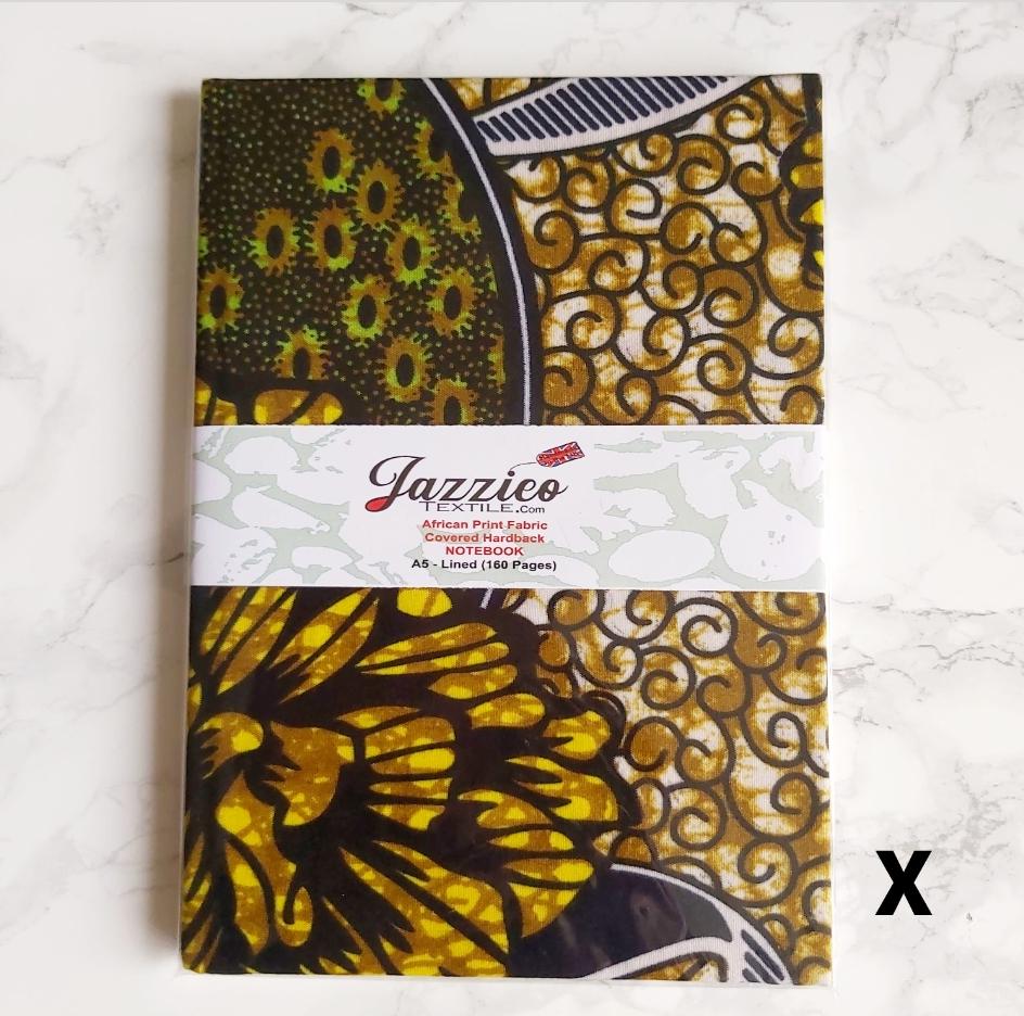 A5 African Print, Ankara Print, Printed Notebooks, Stationary, Jotter ...