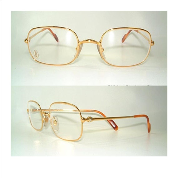 authentic vintage cartier glasses