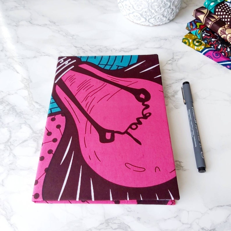 A5 African Print Ankara Print Printed Notebooks Stationary - Etsy
