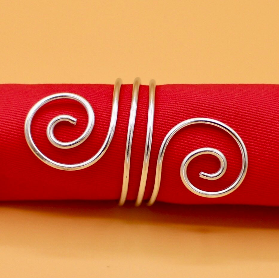 Napkin Rings / Napkin Holder / Party Decoration in Aluminium Etsy UK