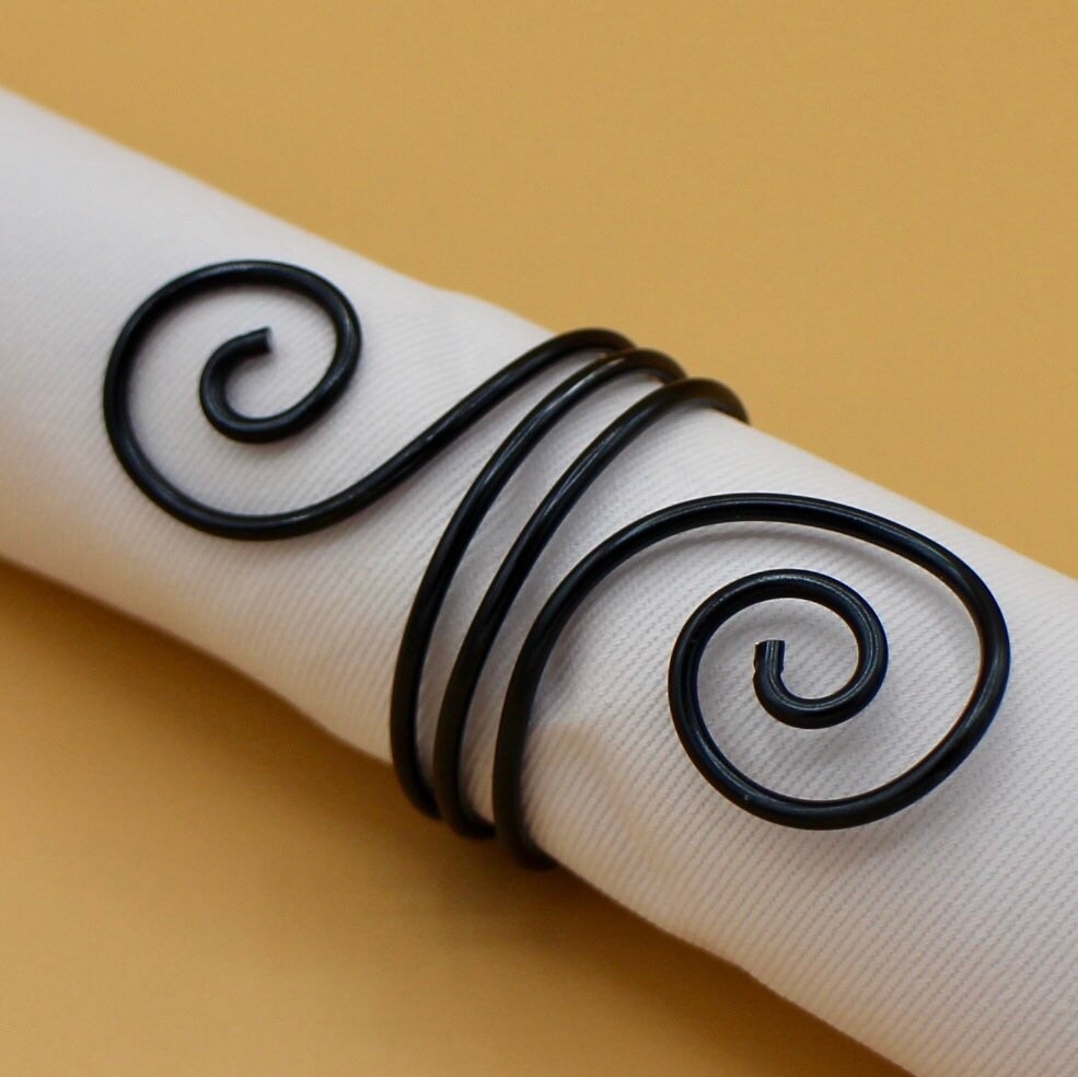 Napkin Rings / Napkin Holder / Party Decoration in Aluminium Etsy UK