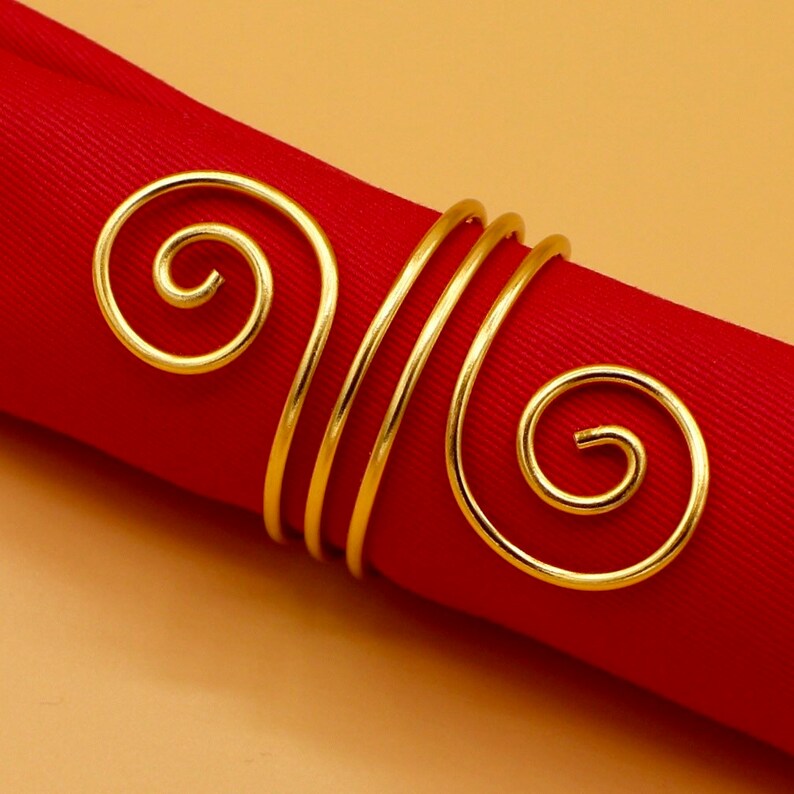 Napkin Rings / Napkin Holder / Party Decoration in Aluminium Etsy