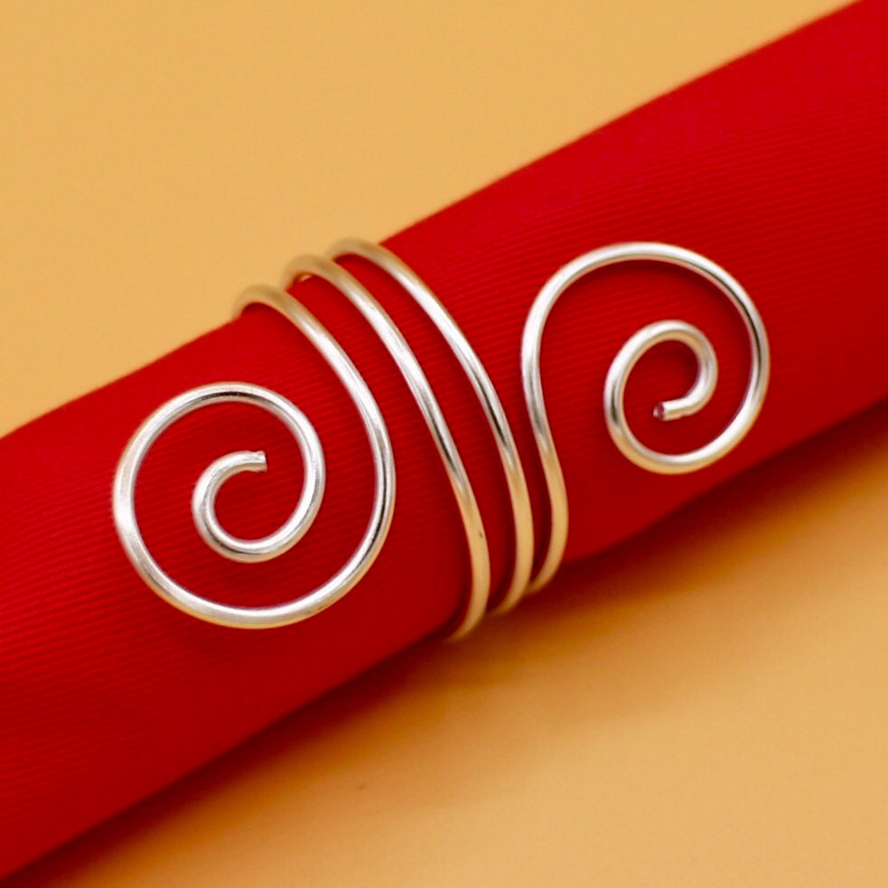 Napkin Rings / Napkin Holder / Party Decoration in Aluminium Etsy UK