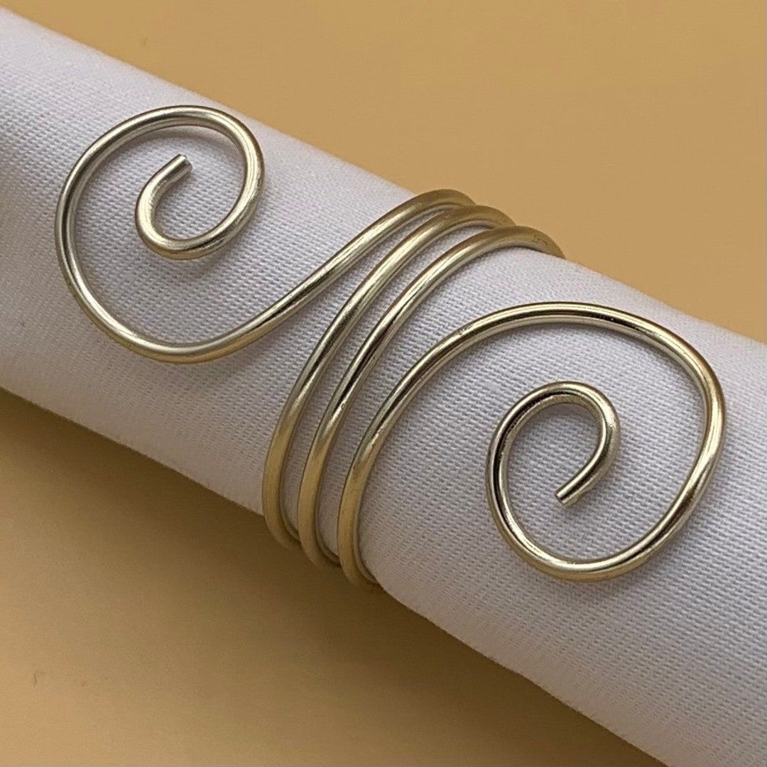 Napkin Rings / Napkin Holder / Party Decoration in Aluminium Etsy UK