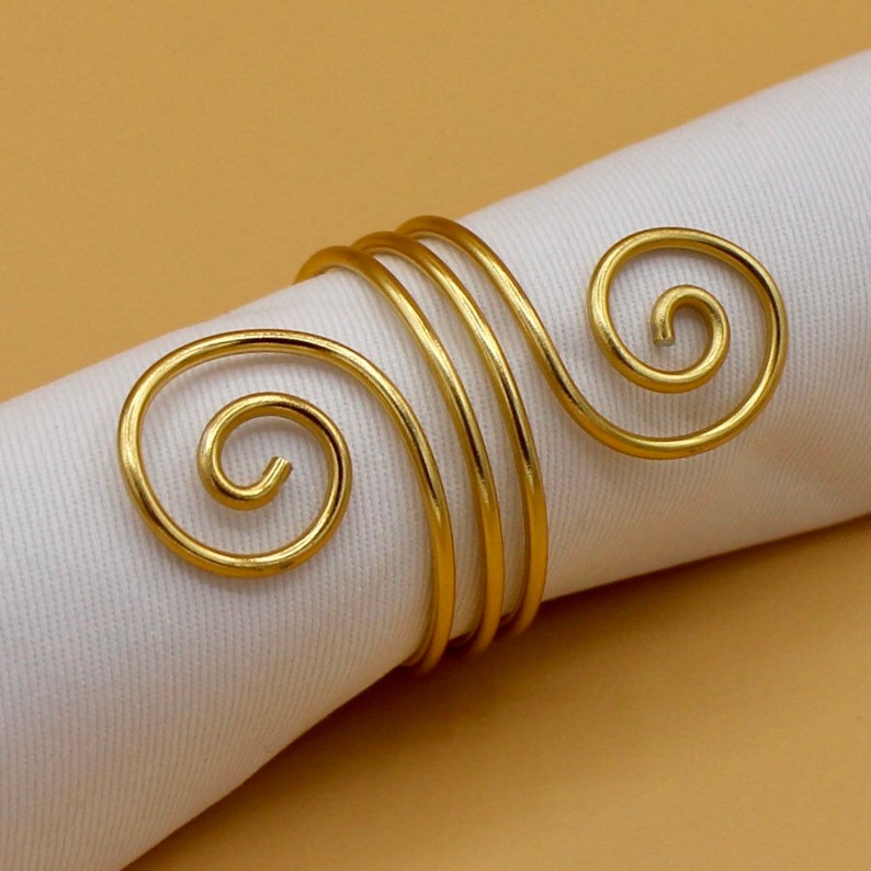 Napkin Rings / Napkin Holder / Party Decoration in Aluminium Etsy