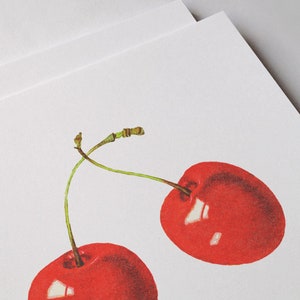 Cherries Vintage Illustration Art Print | Kitchen Poster | Home Decor | Kitchen Wall Art | Vintage Home Decor