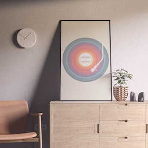 Wax Lyrical Art Print | Vinyl Record | Turntable | DJ | Vintage | Retro Music | Musician | Spectrum | Instrument | 1970s | 1980s