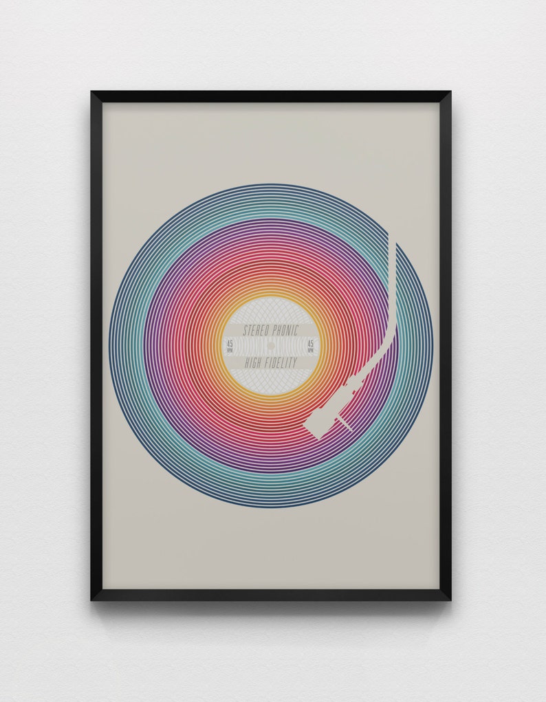 Wax Lyrical Art Print Vinyl Record Turntable DJ Etsy