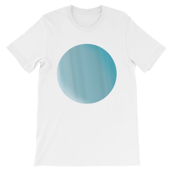 Uranus T Shirt Unisex Planet Space Solar System Planets Infographic Galaxy Universe