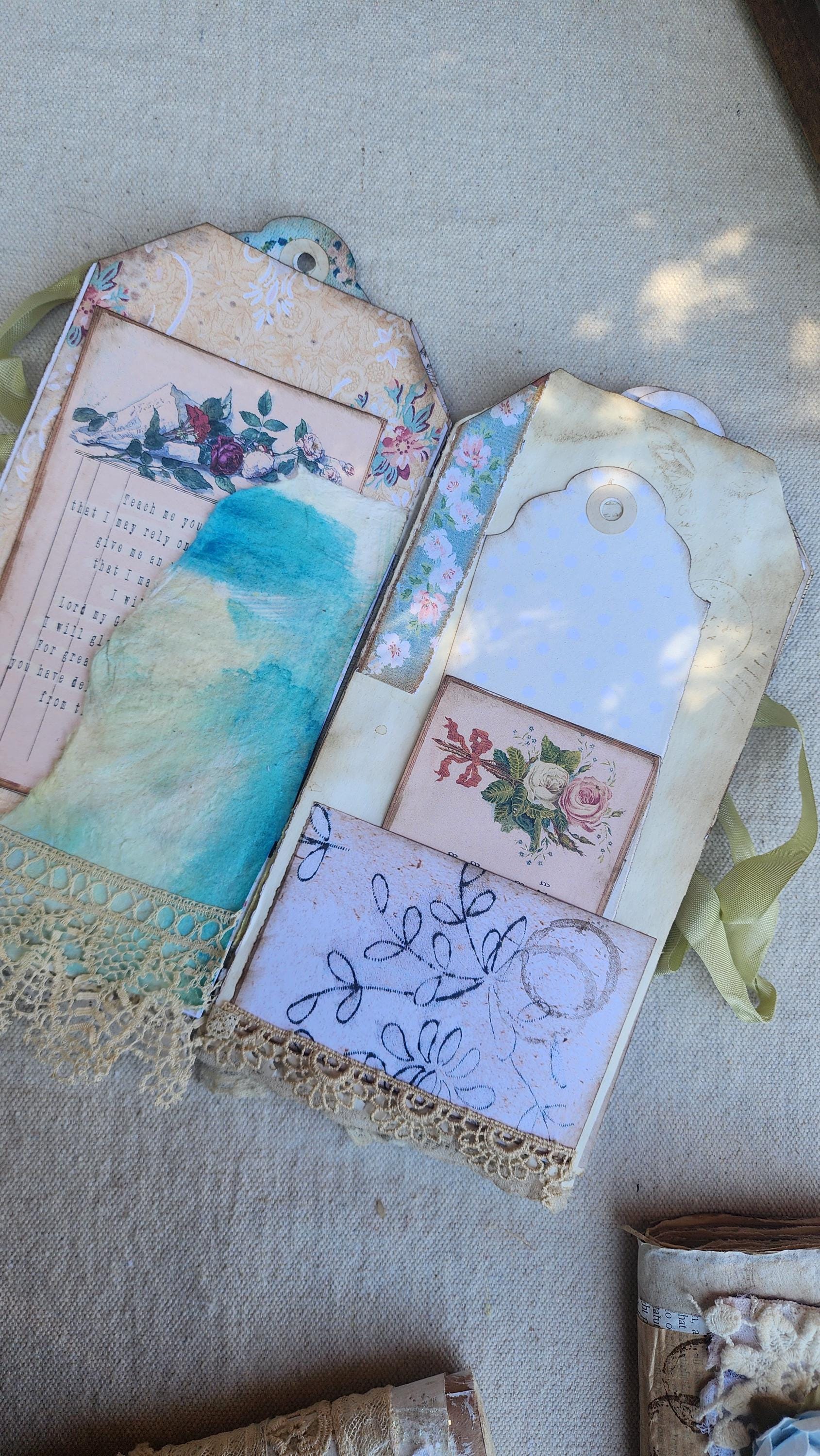 Shabby Vintage Layered Tag Junk Journal - Etsy