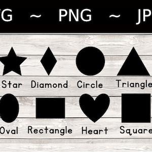 Tracing Mat - SHAPES - SVG - Homeschool - Cutting File - DIY