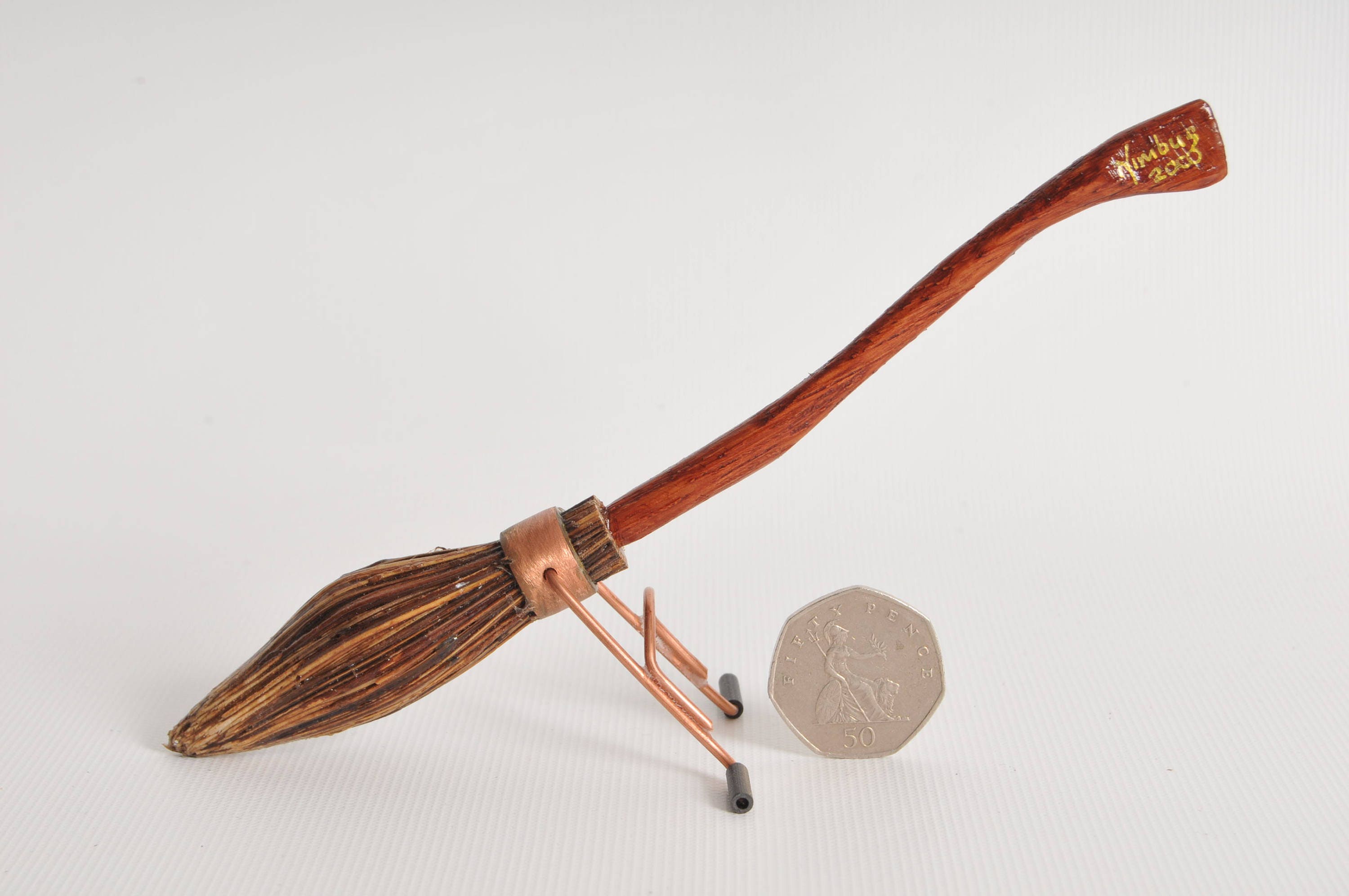 112 scale Harry Potter Nimbus 2000. Miniature Broomstick. Etsy