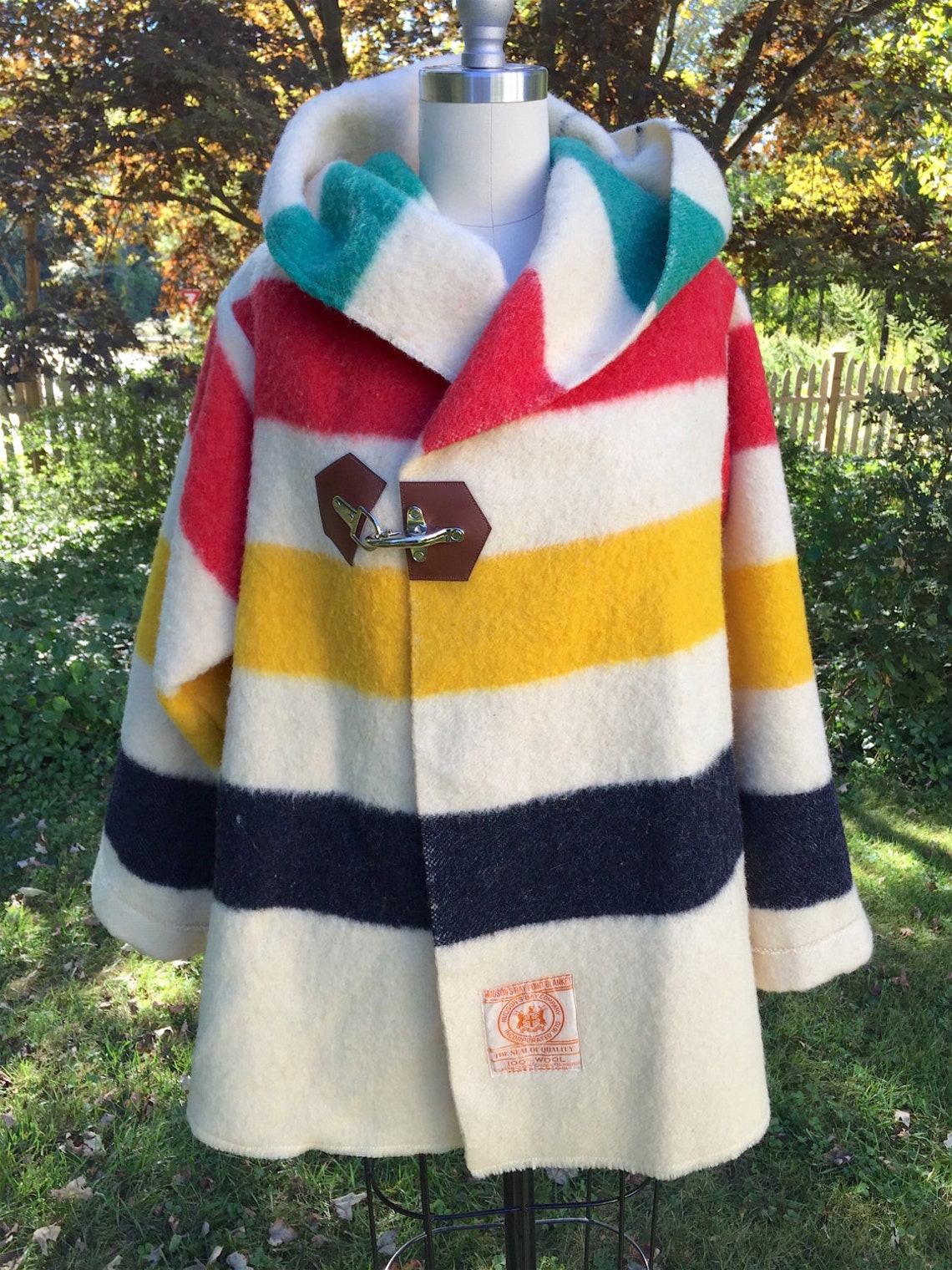 Hudson Bay Vintage blanket Custom Coats Etsy