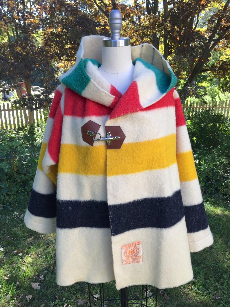 Hudson Bay Vintage Blanket Custom Coats Etsy