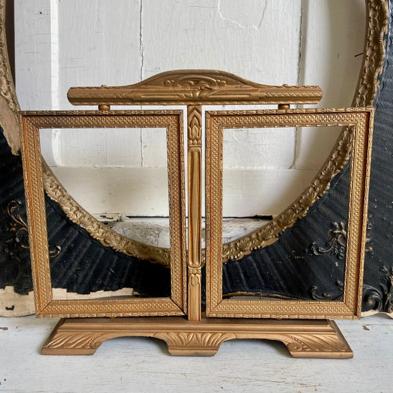 Antique Double Photo Frame