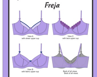 FREJA Bra PATTERN  A Pin Up Girls Original Pattern