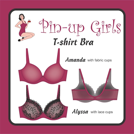 AMANDA & ALYSSA T-shirt Bra Pattern From Pin up Girls 