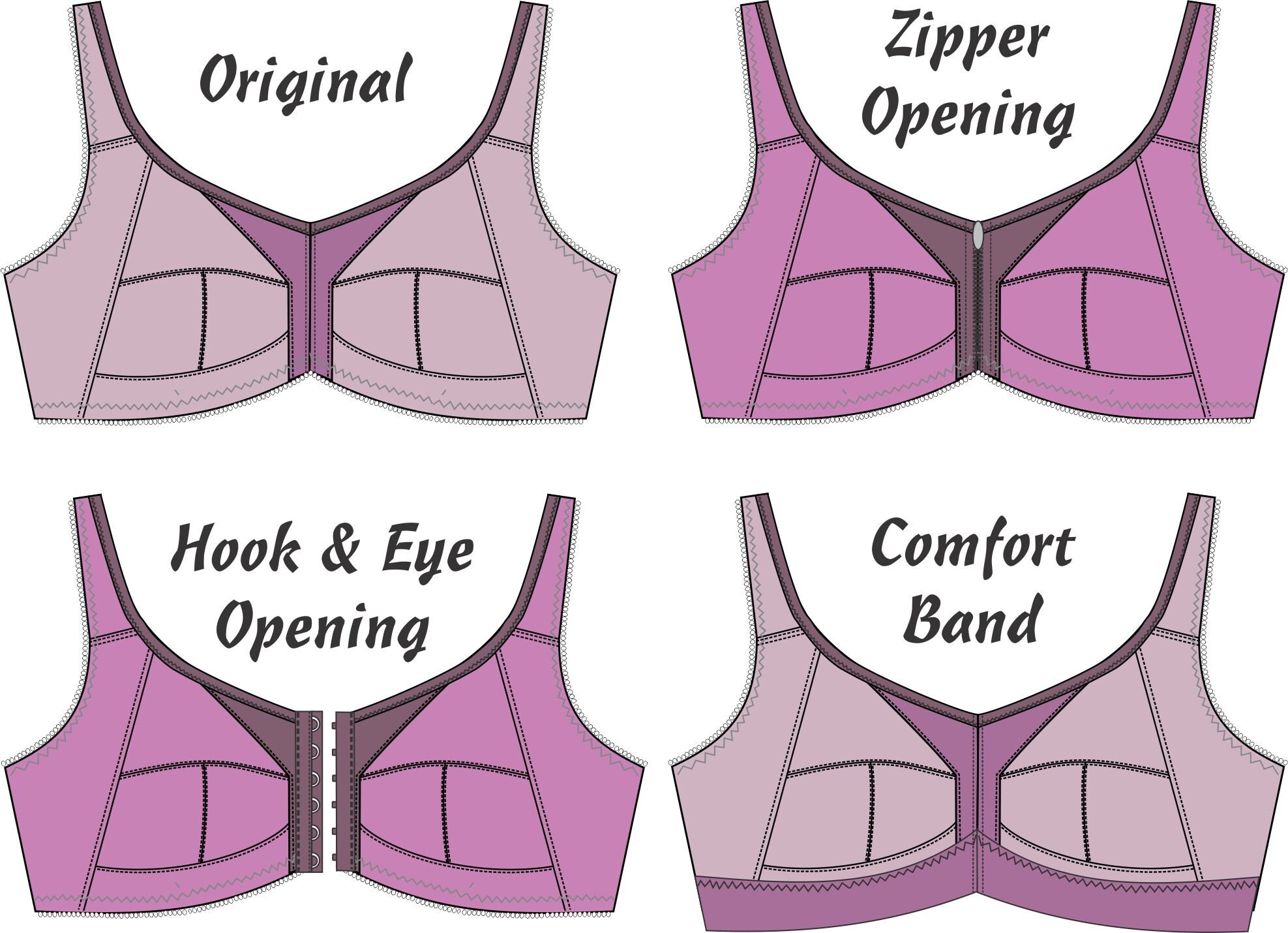 Ingrid Non-wired Bra Pattern 