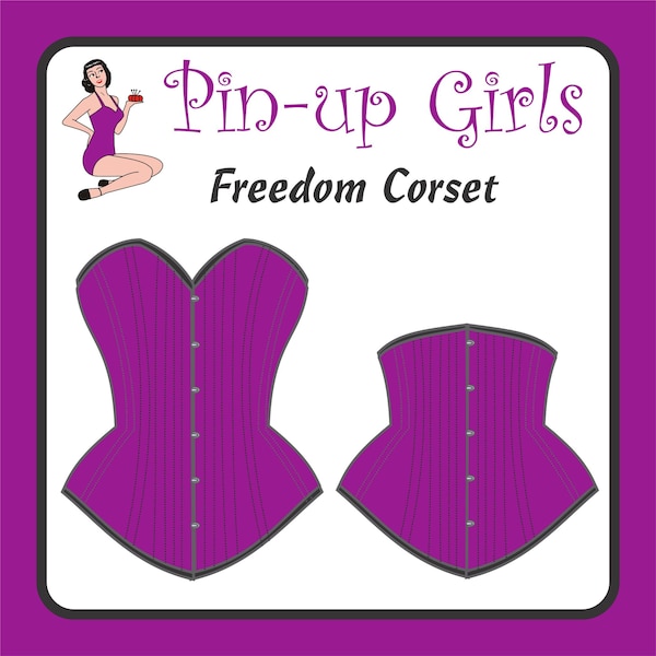 FREEDOM Corset PATTERN  by Pin-up Girls