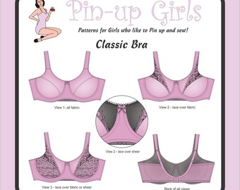 CLASSIC Bra PATTERN  A Pin Up Girls Original Pattern