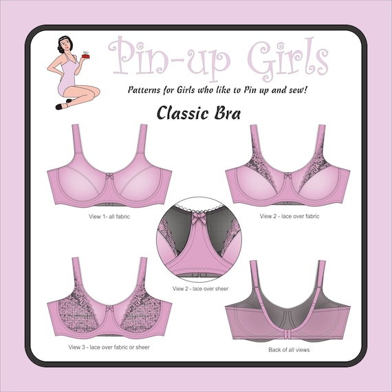 CLASSIC Bra PATTERN A Pin up Girls Original Pattern 