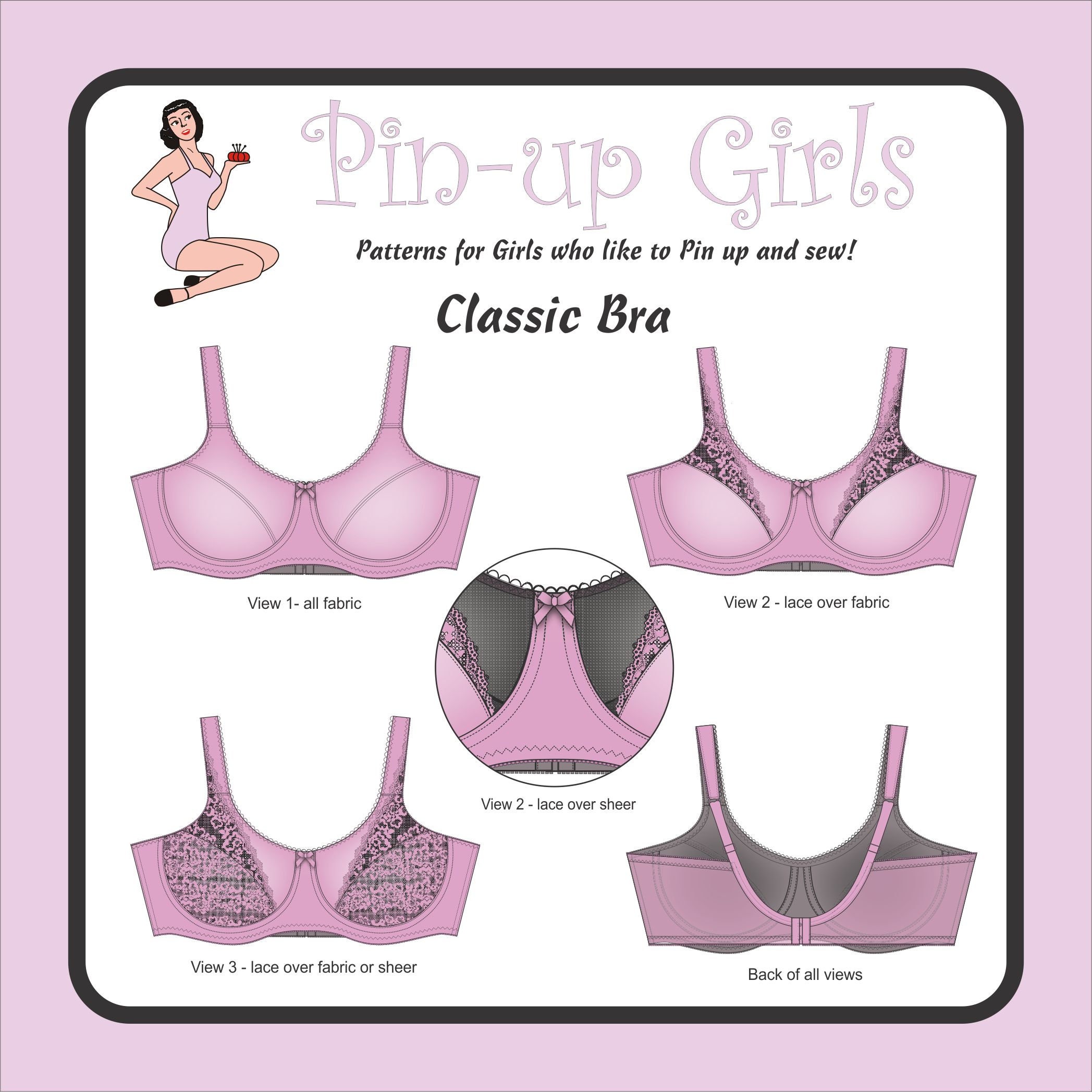 Pin-Up Girls: Alison Sports Bra Pattern from CorsetMakingSupplies.com