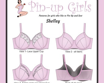 Shelley Full Band Bra Pattern  A Pin Up Girls Original Pattern