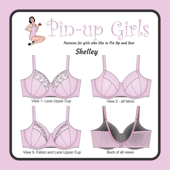 Push up bra pattern, Dance bra pattern, Cotton bra pattern