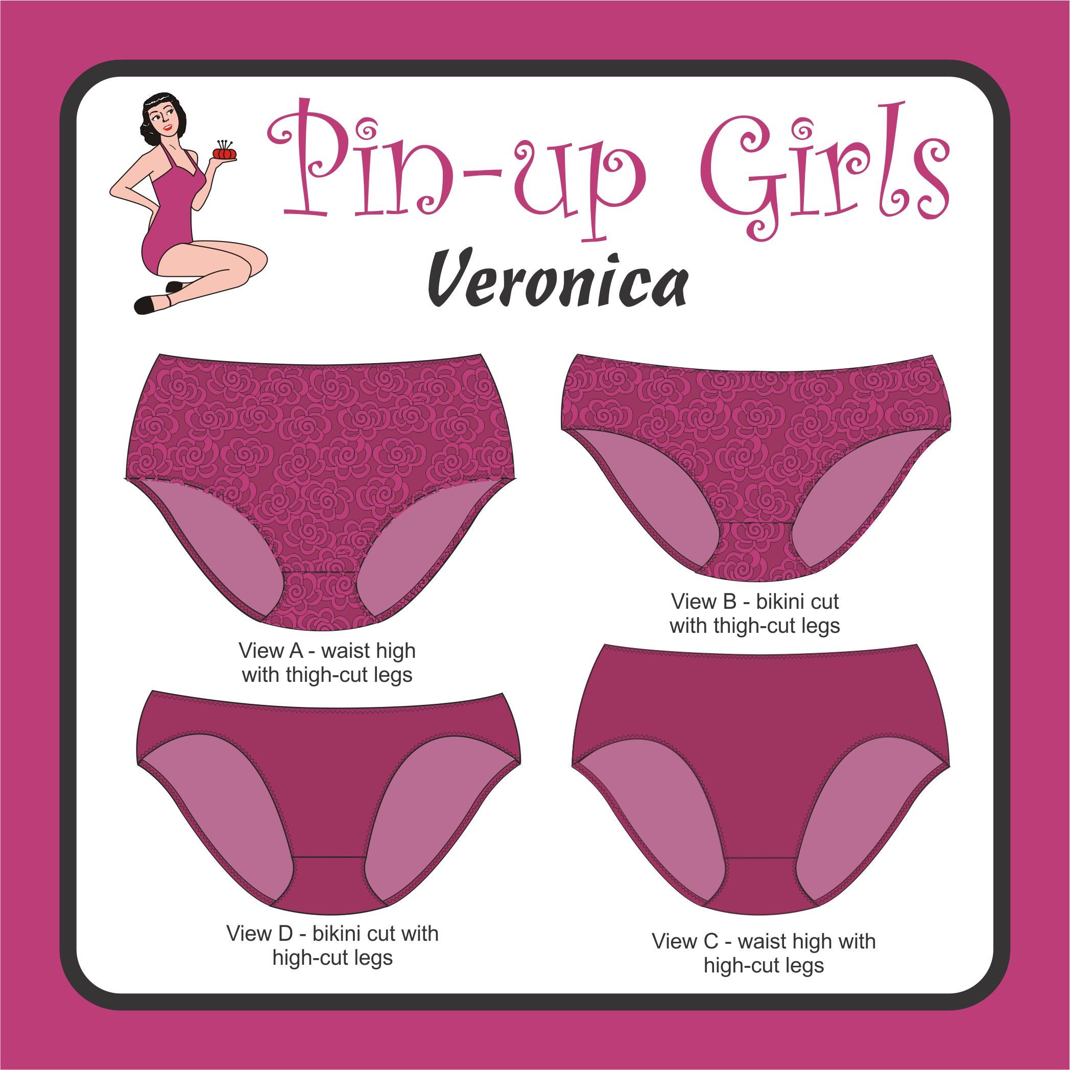 VERONICA PANTY PATTERN by Pin up Girls 