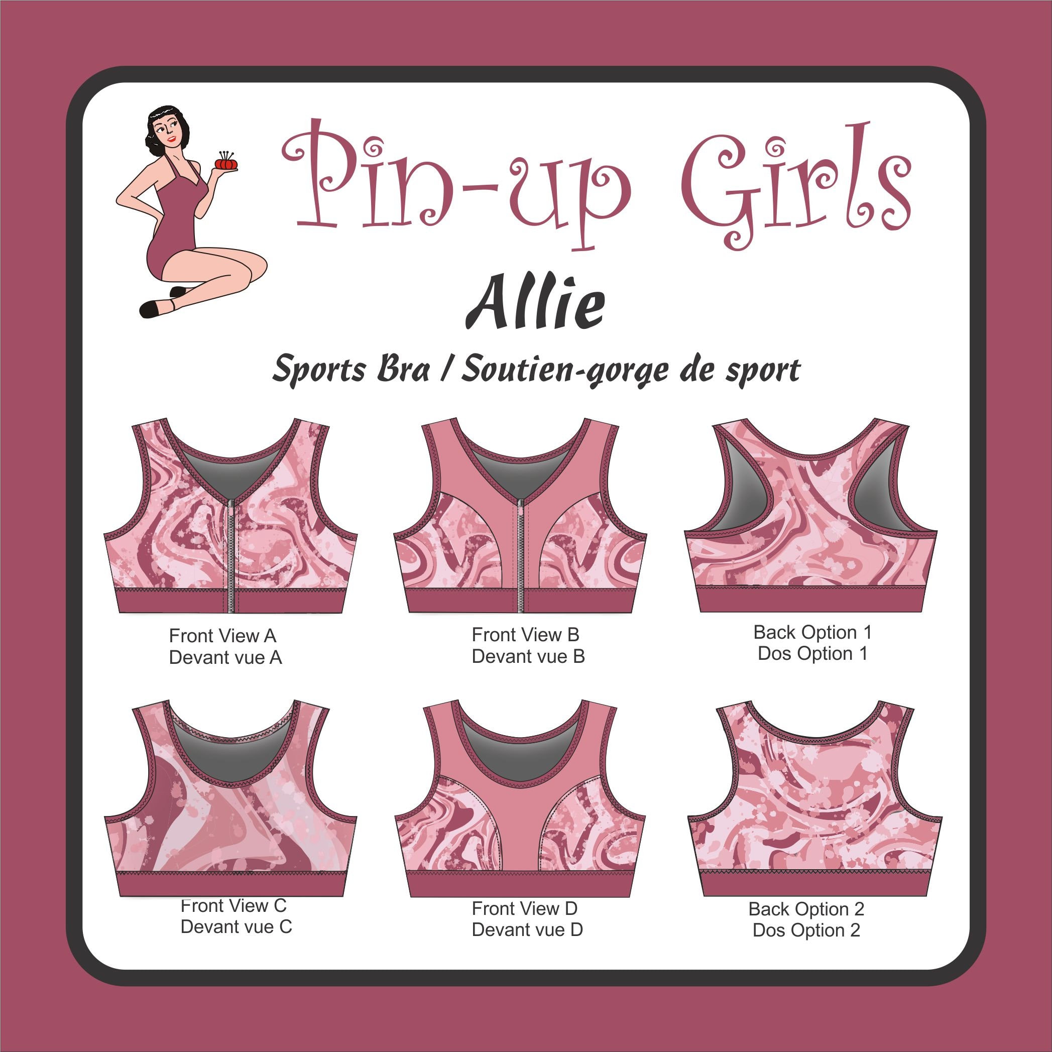 ANITA & AMELIA Foam Cup Bra Pattern by Pin up Girls -  Canada