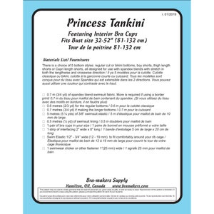 PRINCESS TANKINI PATTERN by Pin Up Girls image 3
