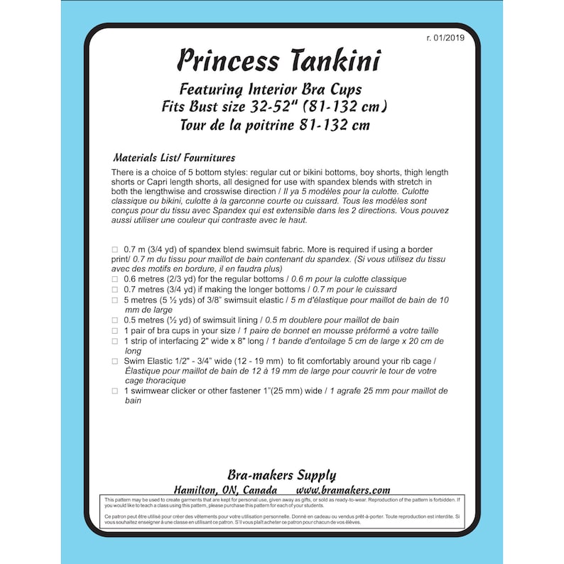 PRINCESS TANKINI PATTERN by Pin Up Girls image 3