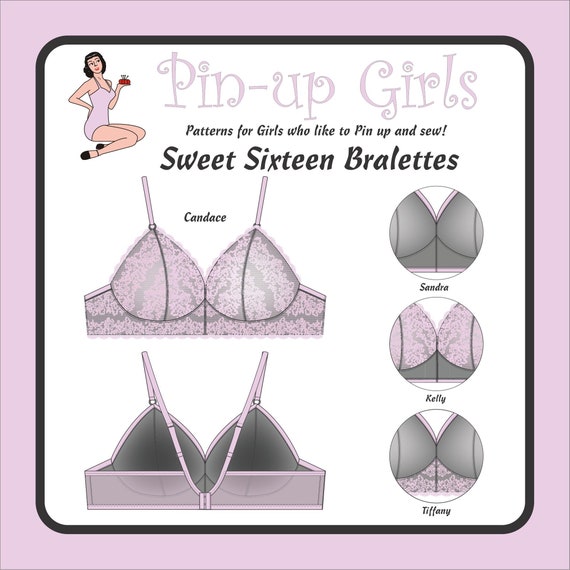 Sweet Sixteen Bralette Collection Pattern by Pin up Girls 