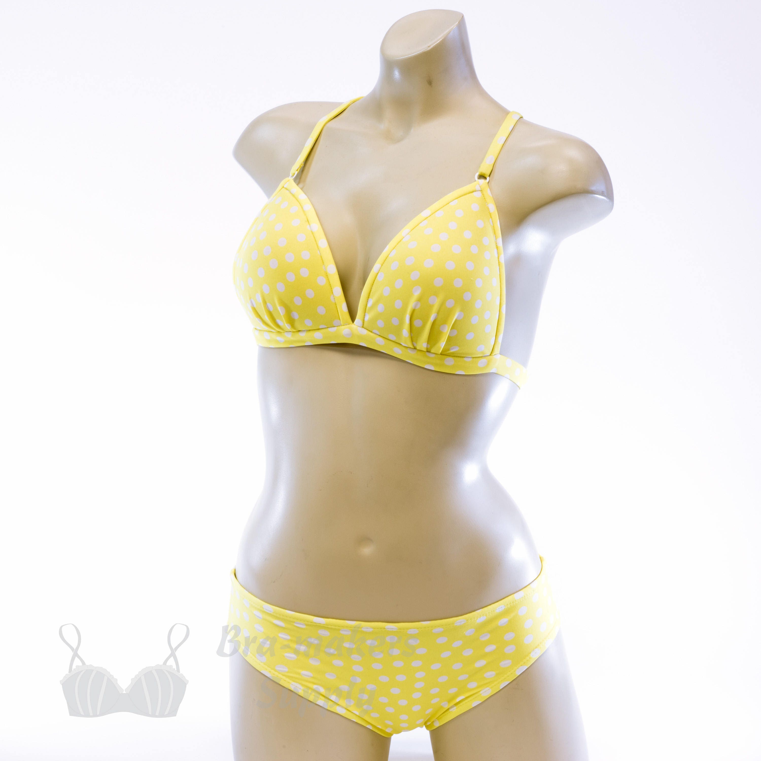 LINDA Underwired Bra Pattern With Partial Band Pin up Girls