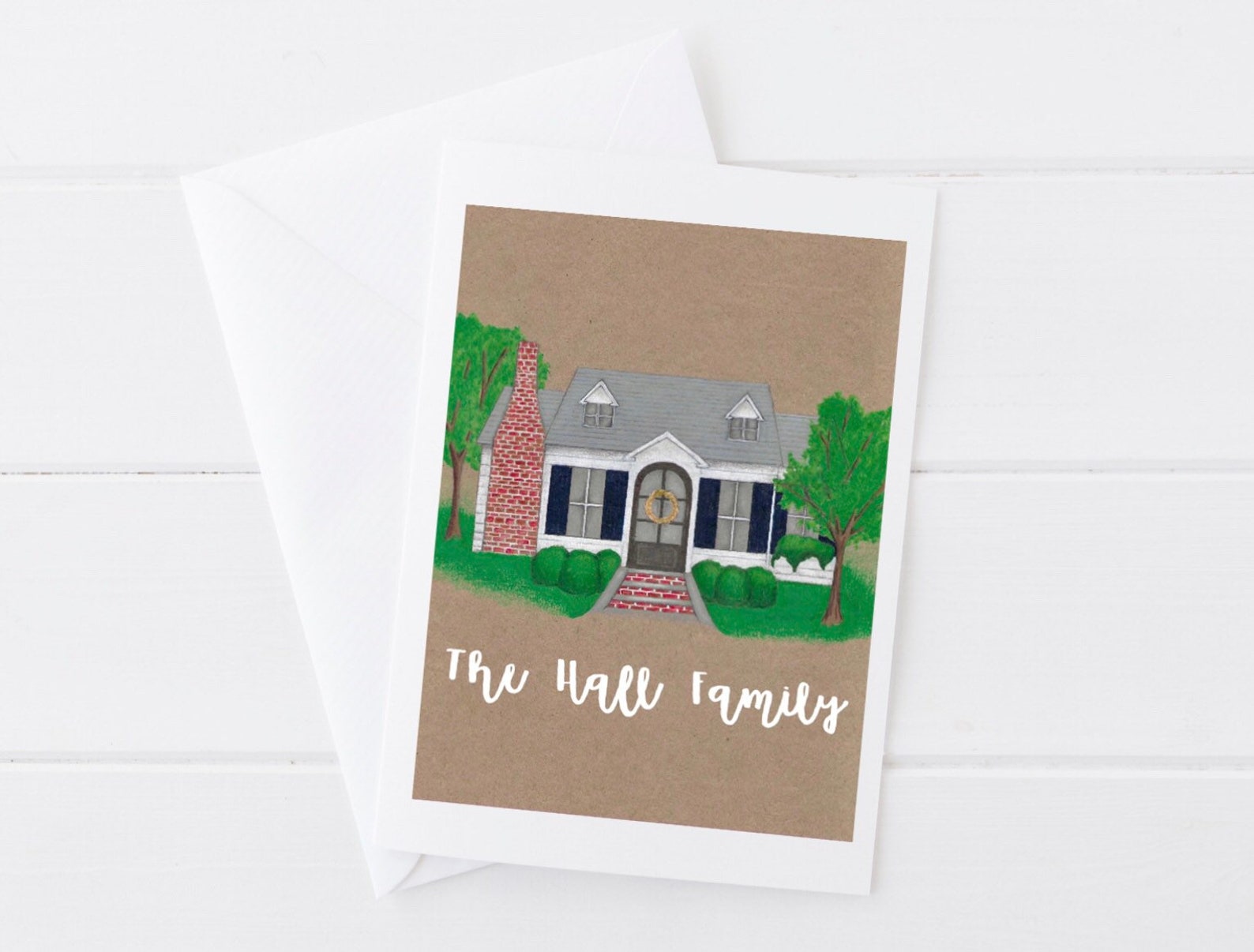 Home Sweet Home Note Card Set of 10 Folded Blank Cards with Etsy