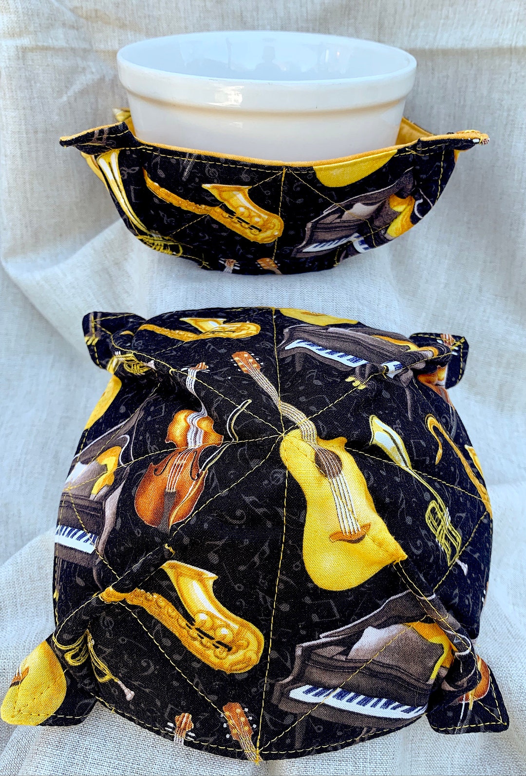 Musical Instruments / Food Bowl Cozy/ Microwavable - Etsy