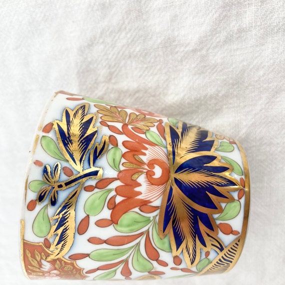 AS IS Early 1800s Chamberlain Worcester Antique Coffee Cup, Finger