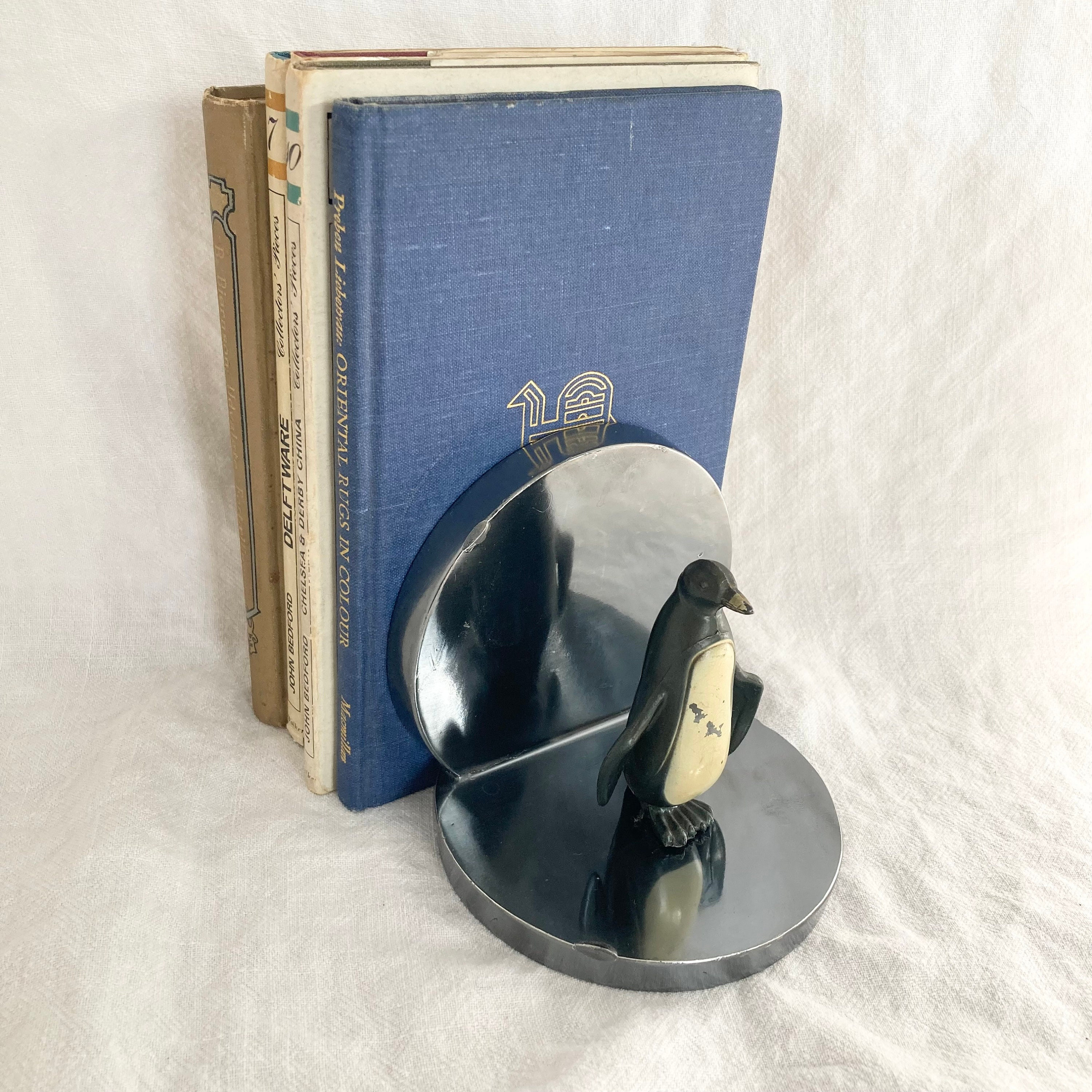 Vintage Penguin Bookends - Etsy